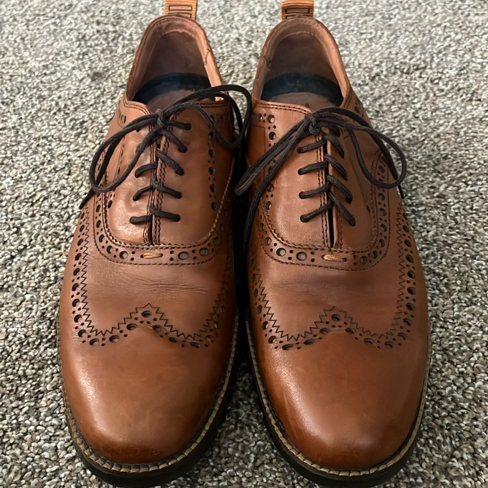 Cole Haan Zerogrand Leather Wingtip Derby Oxford Size 7 - Picture 6 of 12